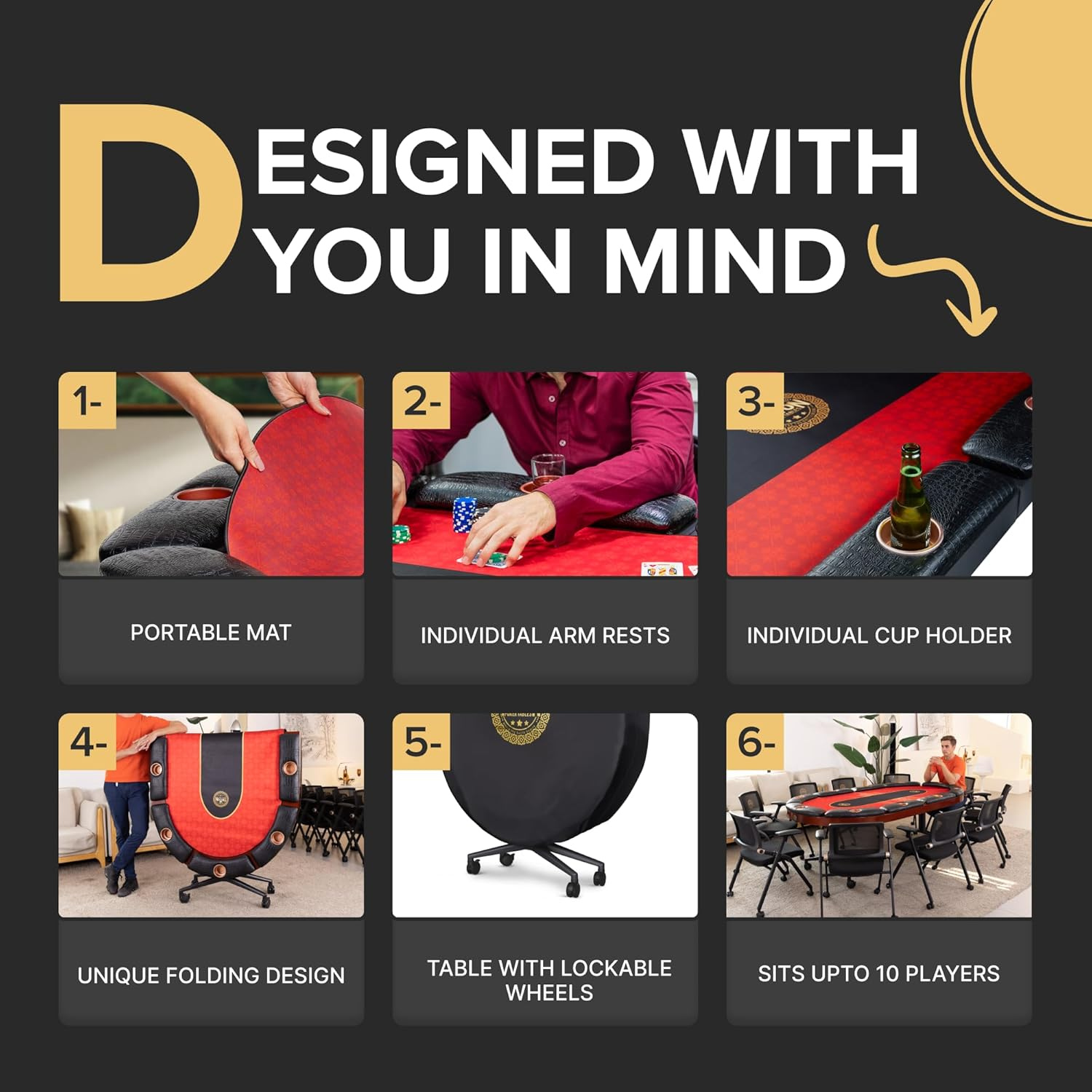 Premium Table for 10 Players